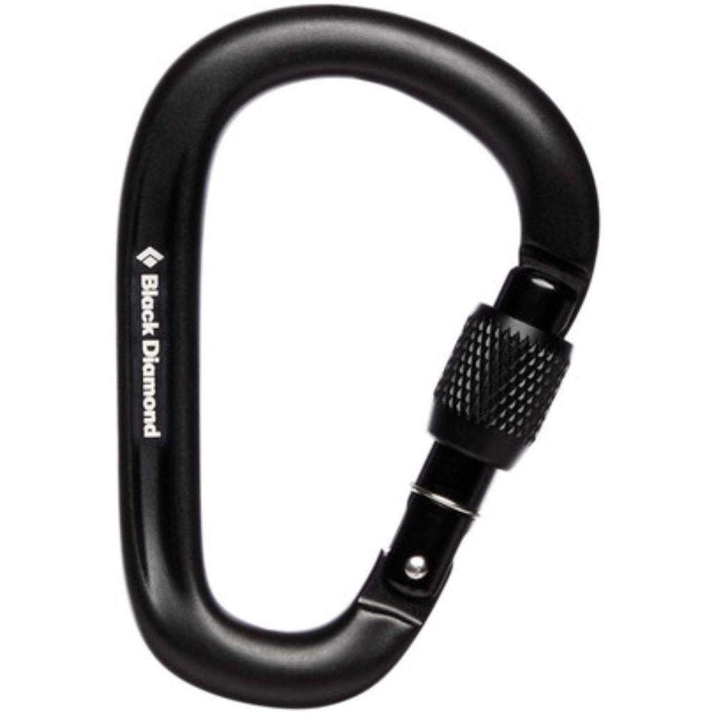 Black Diamaond Pearlock Screwgate Carabiner (Black)