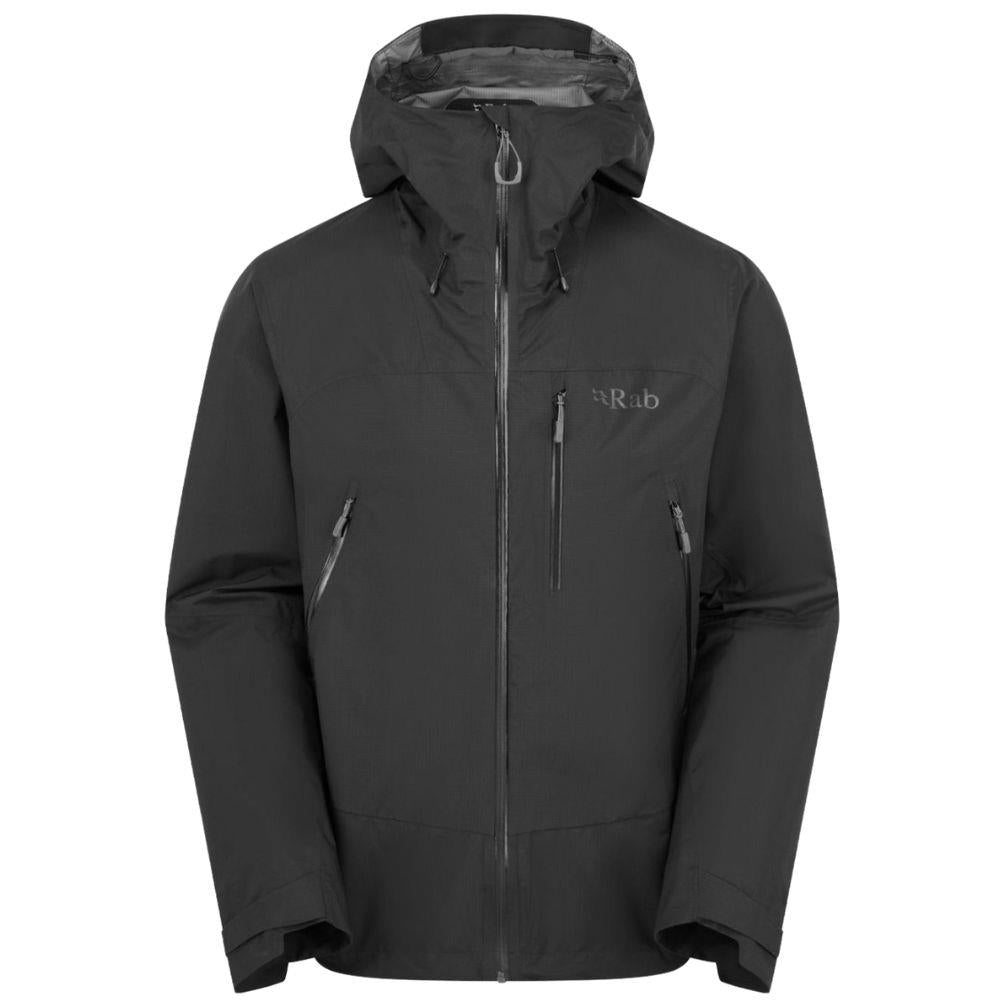 Rab Men's Downpour Mountain Waterproof Jacket (Black)
