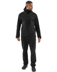 Rab Men's Downpour Mountain Waterproof Jacket (Black) model full body