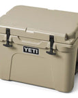 Yeti Tundra 35 Cool Box (Desert Tan) side angle