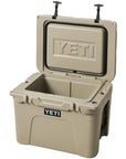 Yeti Tundra 35 Cool Box (Desert Tan) lid up