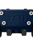 Yeti Roadie 32 Wheeled Cool Box (Navy) bottom wheels