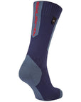 Sealskinz Waterproof Cold Weather Mid Length Socks with Hydrostop (Navy Blue/Red) back