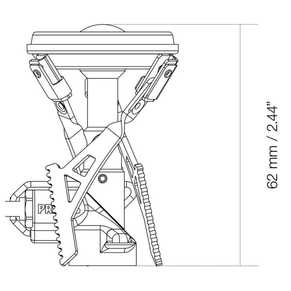 Silva Primus Micron III Stove closed diagram