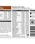 Radix Nutrition Original Breakfast v9.0 - 400Kcal (Chocolate) back