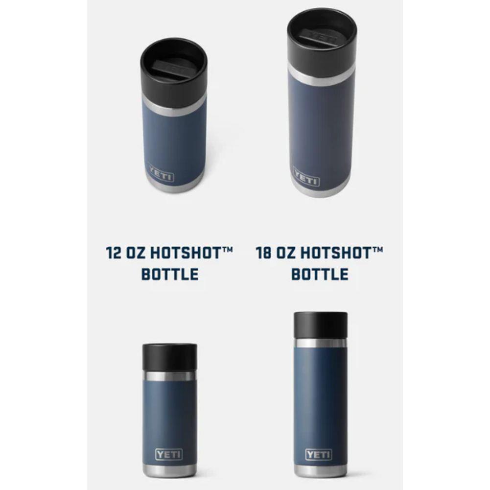 Yeti Rambler 18 OZ Bottle With Hotshot Cap (Key Lime) bottle sizes