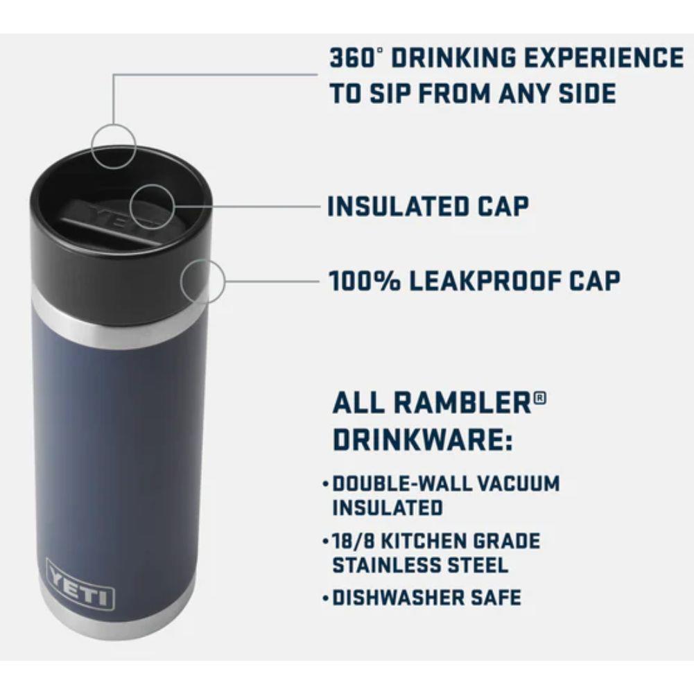 Yeti Rambler 18 OZ Bottle With Hotshot Cap (Key Lime) leak