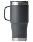 Yeti Rambler 20 OZ (591ml) Travel Mug (Charcoal) back