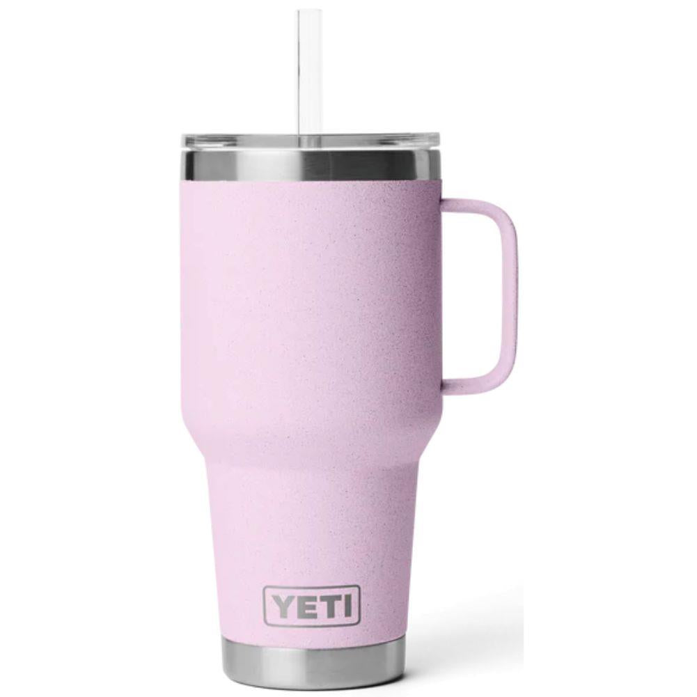 Yeti Rambler 35 OZ (994 ML) Straw Mug (Cherry Blossom)