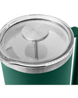Yeti Rambler 64 oz French Press (Black Forest Green) lid press