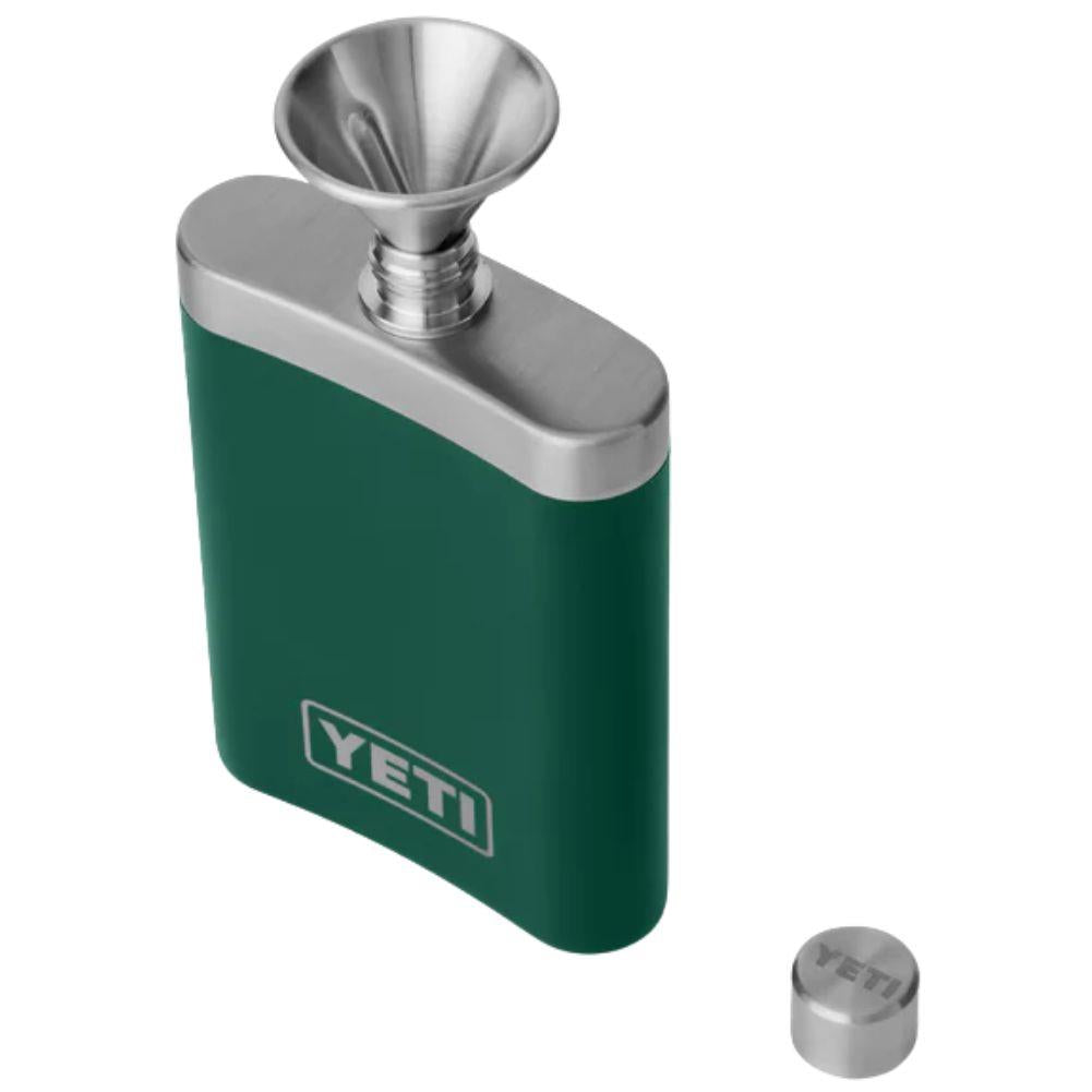 Yeti Rambler Flask 200ml (Black Forest Green) funnel