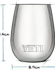 Yeti Rambler 10 oz (296 ml) Wine Tumbler (Cherry Blossom)