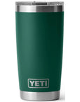 YETI Rambler 20 oz (591 ml) Tumbler (Black Forest Green)