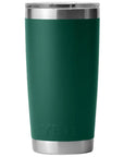 YETI Rambler 20 oz (591 ml) Tumbler (Black Forest Green) back