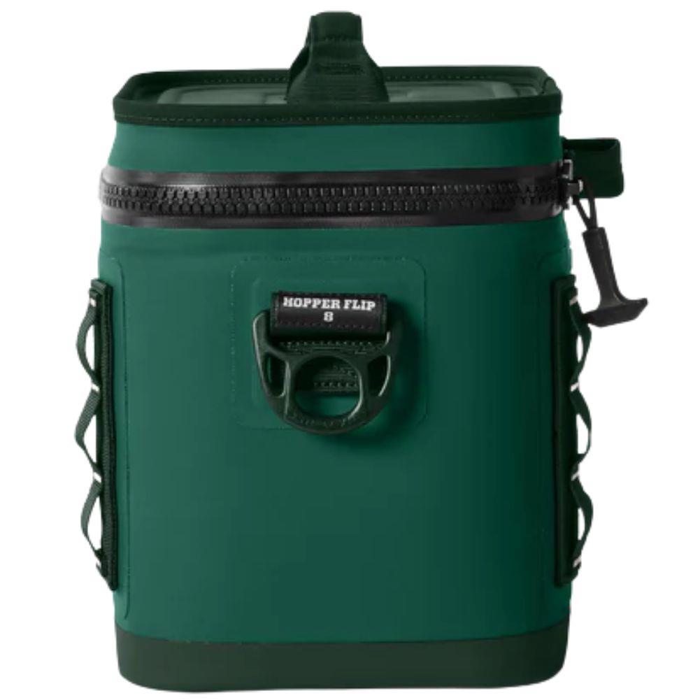 Yeti Hopper Flip 8 Soft Cooler (Black Forest Green) side