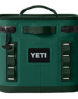Yeti Hopper Flip 8 Soft Cooler (Black Forest Green) back