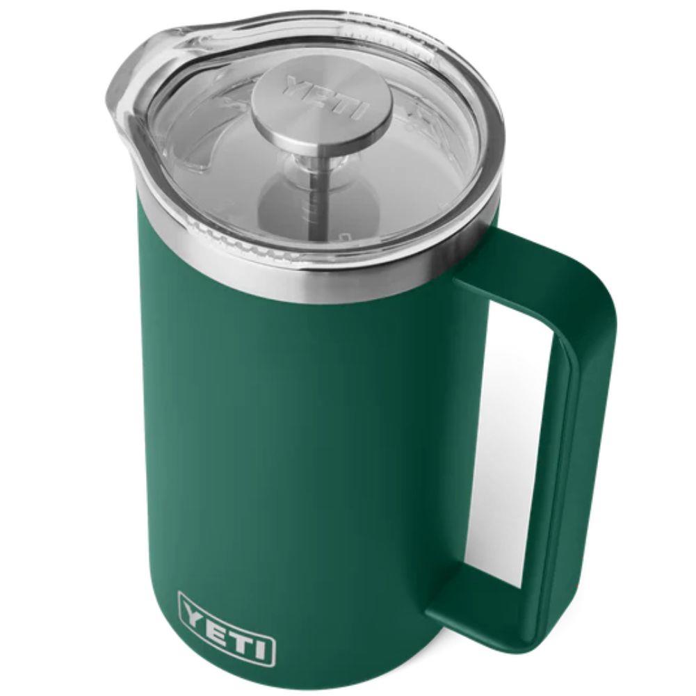 Yeti Rambler 34 oz French Press (Black Forest Green) top angle