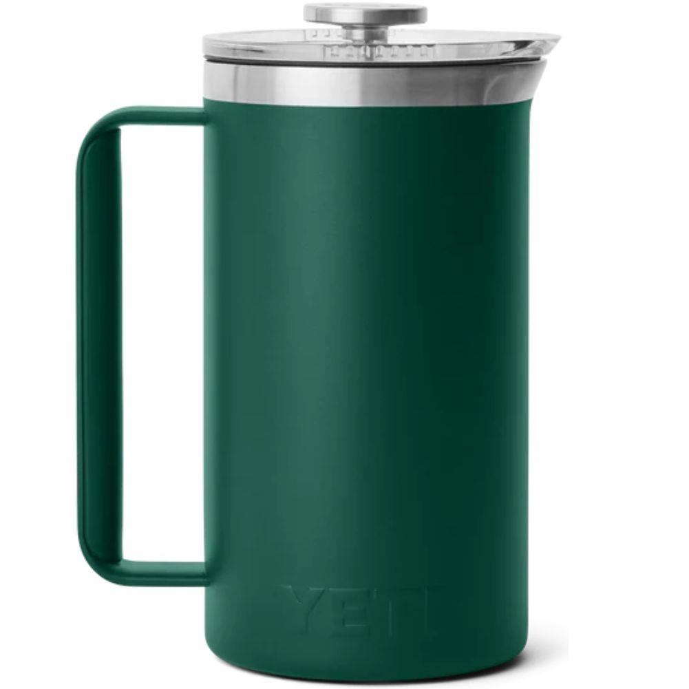 Yeti Rambler 34 oz French Press (Black Forest Green) back