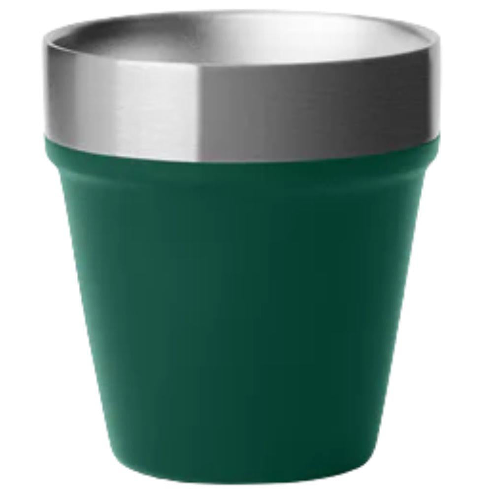 Yeti Shot Glasses With Case (Black Forest Green) single
