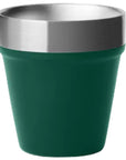 Yeti Shot Glasses With Case (Black Forest Green) single