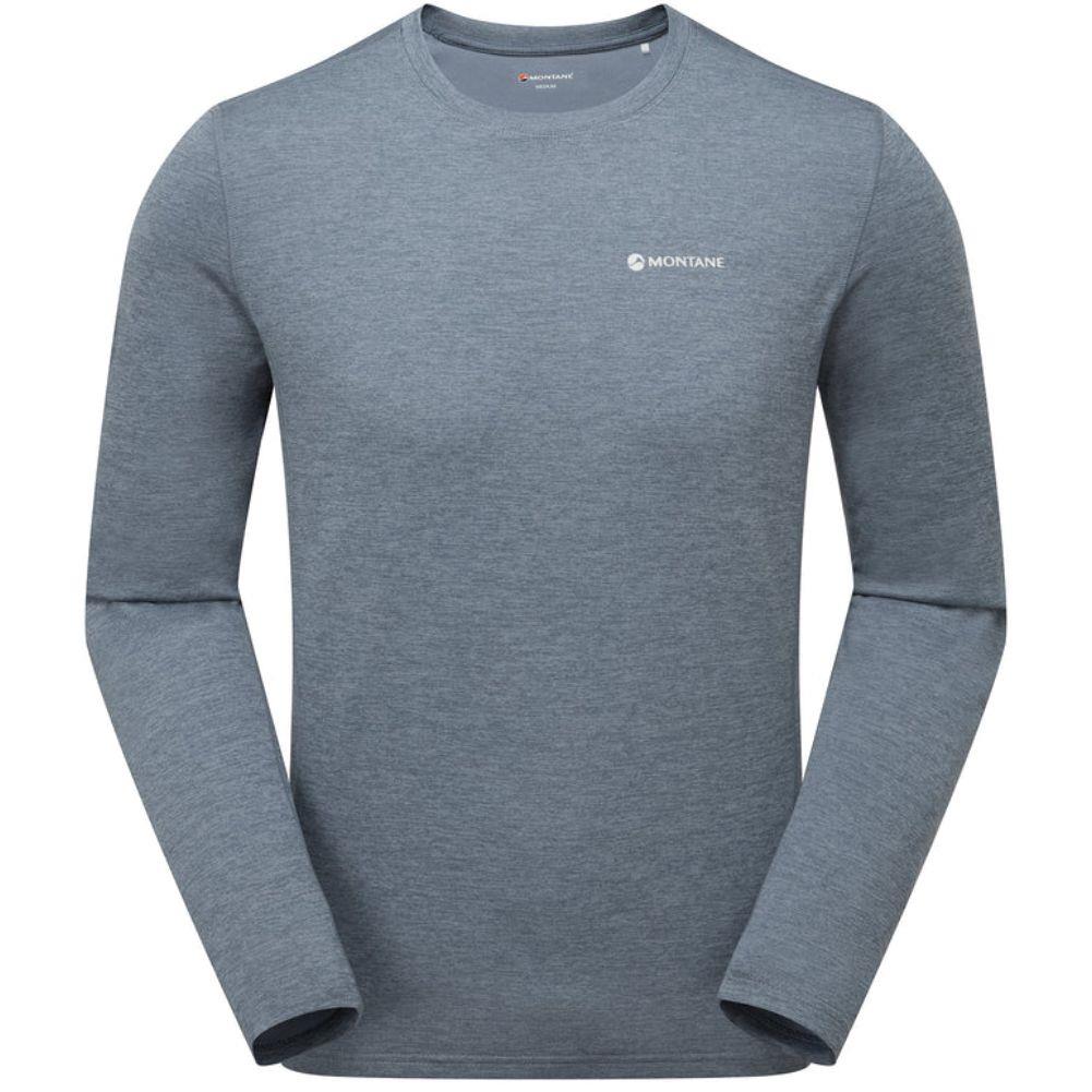 Montane Men's Dart Long Sleeve T-Shirt (Stone Blue)
