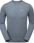 Montane Men's Dart Long Sleeve T-Shirt (Stone Blue)