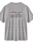 Patagonia Men's Capilene Cool Daily Graphic Shirt ('73 Skyline: Feather Grey) back