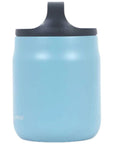 Lifeventure Food Flask (Matt Ice Blue) side