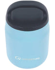 Lifeventure Food Flask (Matt Ice Blue) top view