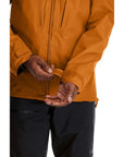 Rab Mens Latok Alpine Gore-Tex Jacket (Marmalade) sleeve strap