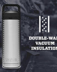 Yeti Rambler 18 OZ (532 ml) Bottle With Chug Cap (Wetlands Camo) double wall