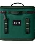 Yeti Hopper Flip 12 Soft Cooler (Black Forest Green) back