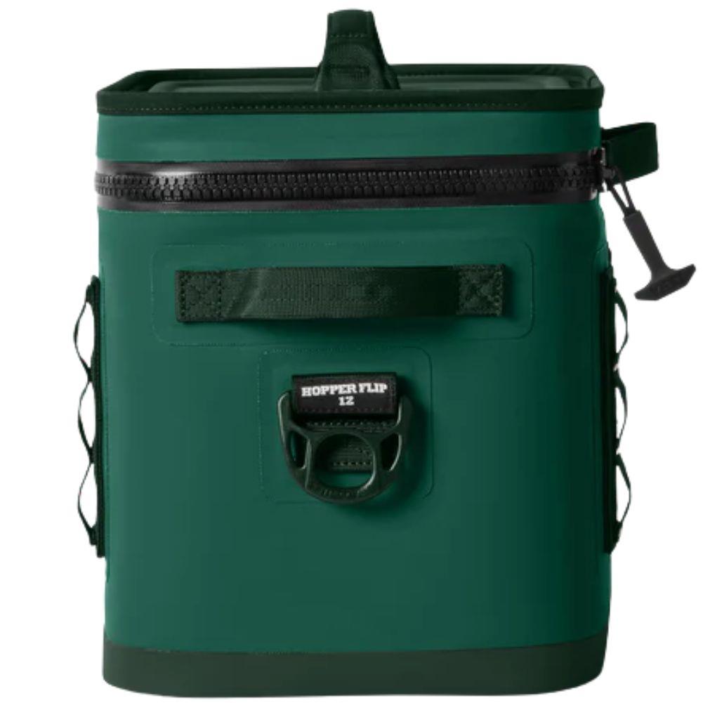 Yeti Hopper Flip 12 Soft Cooler (Black Forest Green) side