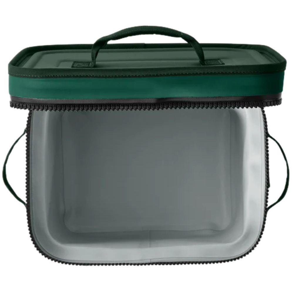 Yeti Hopper Flip 12 Soft Cooler (Black Forest Green) empty