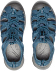 Keen Women's Whisper Sandal (Smokey Blue) top view