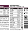 Radix Nutrition Ultra Breakfast v9.0 - 800Kcal (Mixed Berry) back info