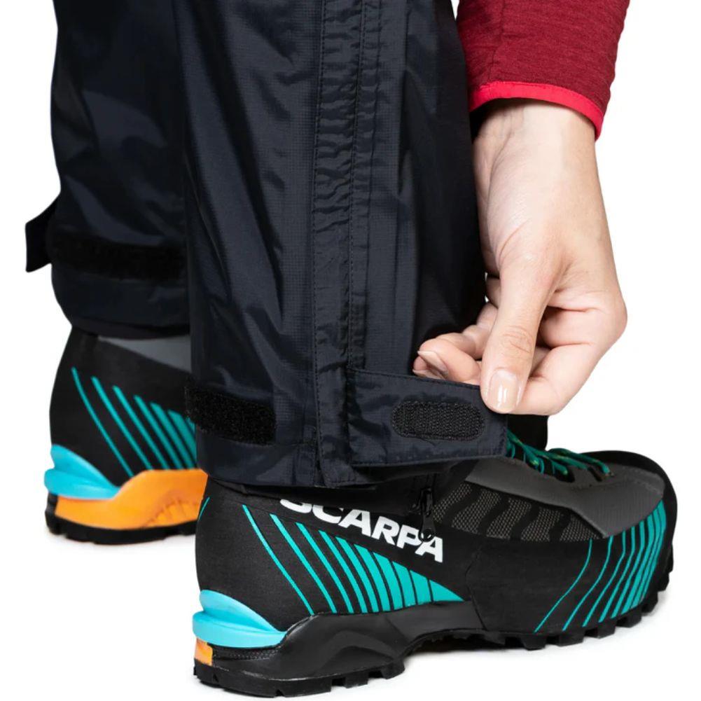 Mountain Equipment Women's  Zeno FZ Waterproof Pant bottom strap