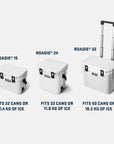 Yeti Roadie 24 Cool Box 2.0 (White) sizes