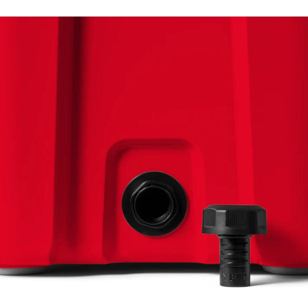 Yeti Roadie 24 Cool Box 2.0 (Rescue Red) hole