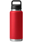Yeti Rambler 36 oz (1065 ml) Bottle With Chug Cap (Rescue Red) back