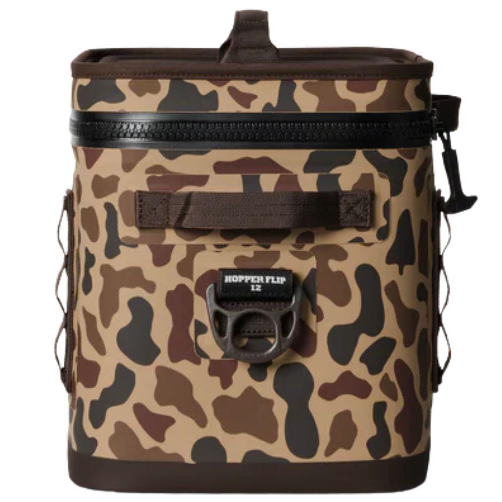 Yeti Hopper Flip 12 Soft Cooler (Wetland Camo) side to side