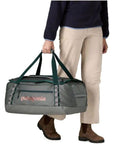 Patagonia Black Hole 55L Duffel Bag (Noble Grey) walking