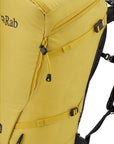 Rab Ascendor 27L Mountain Pack (Dark Pollen) yellow straps