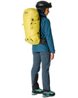 Rab Ascendor 35L Mountain Pack (Dark Pollen) model standing