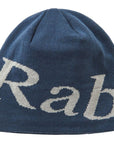 Rab Logo Beanie (Tempest Blue/Light Zinc)