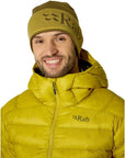 Rab Logo Band Beanie (Oak/Dark Pollen) smile