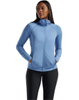 Montane Women's Protium Lite Hooded Fleece Jacket (Cornflower) hands