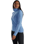 Montane Women's Protium Lite Hooded Fleece Jacket (Cornflower) pose