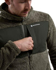 Montane Men's Caldus XT Hooded Fleece Jacket (Caper) hand in pocket