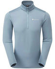 Montane Men's Protium Fleece Pull-On Jacket (Stone Blue)